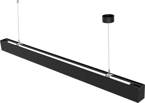 Heitronic LL-510012 LED-Pendelleuchte in Schwarz als lineare Bar-Leuchte für Home-Office und professionelle Aufgaben - Bild 1
