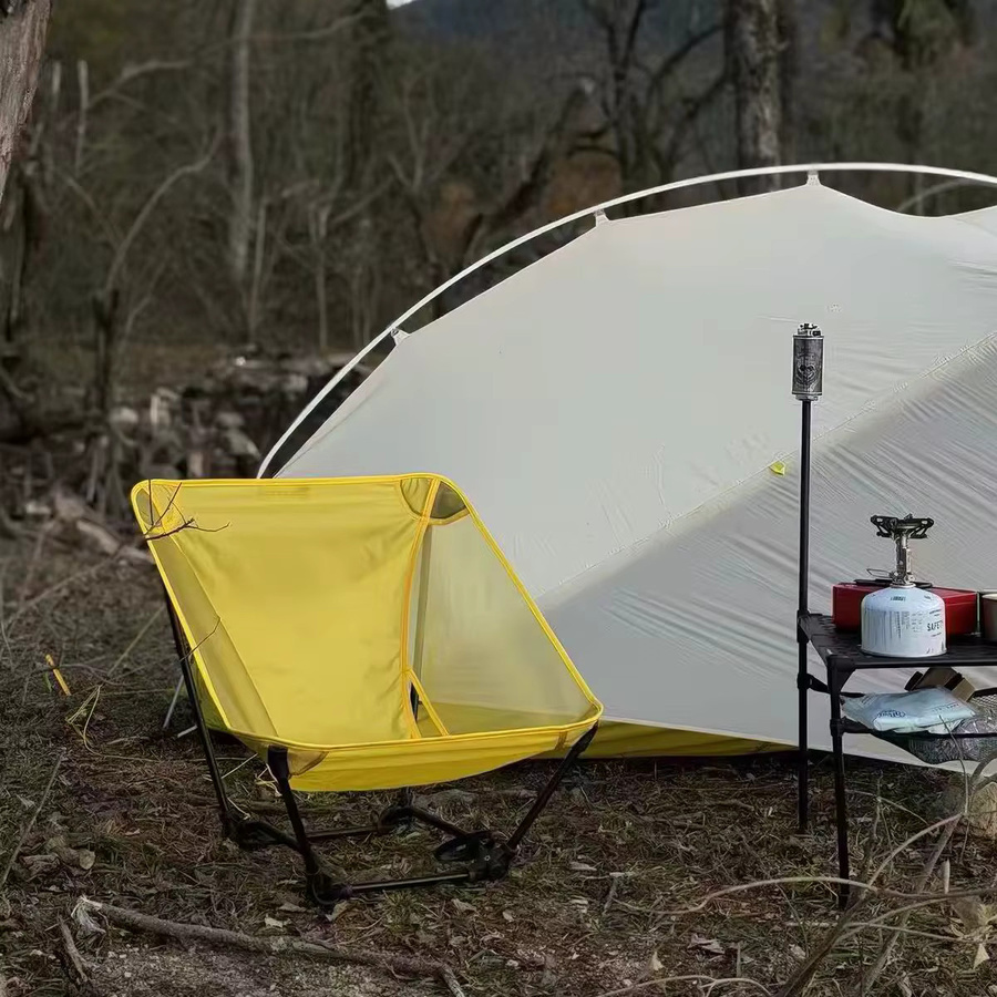 Tryhomy Tragbarer klappbarer Mondstuhl aus Kohlefaser für Outdoor und Camping - Bild 3
