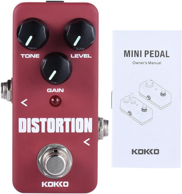 KOKKO FDS2 Mini Distortion Pedal Tragbares Gitarreneffektpedal in Schwarz - Bild 1