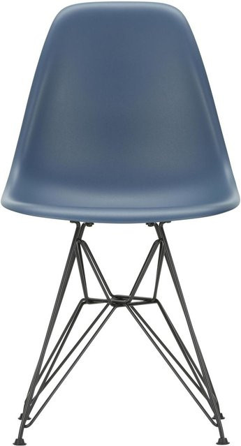 Vitra DSR Eames Plastic Side Chair in Blau aus Polypropylen mit mattem Finish - Bild 1