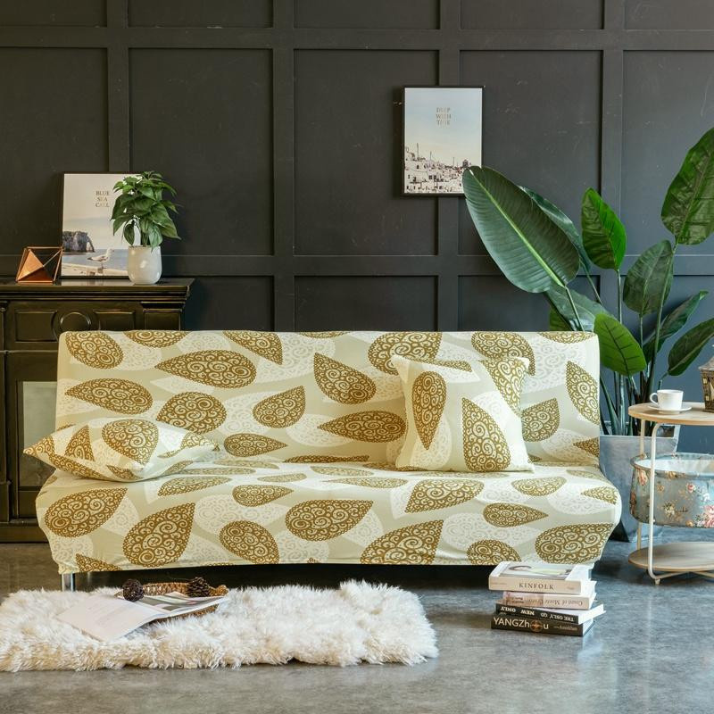Housmife Elastischer Sofa-Bettbezug mit geometrischem Design, Schonbezug ohne Armlehne, Breite: 120-155 cm - Bild 2