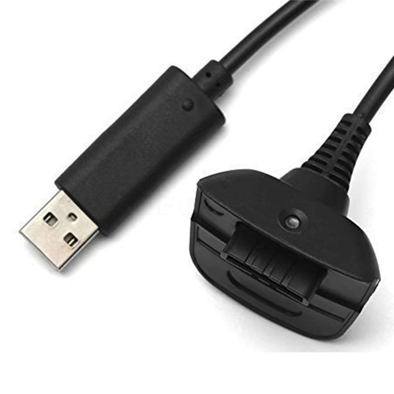 OULLX USB-Ladekabel für XBOX360 Wireless Controller, 1,5 m, Schwarz - Bild 4