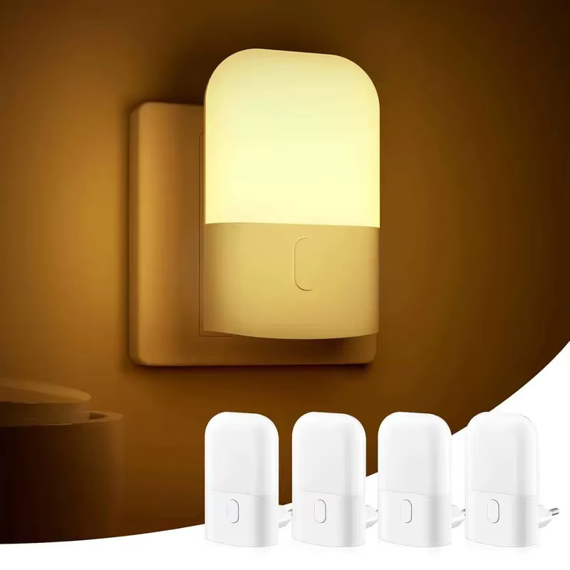 Ouelico Dimmbares LED-Nachtlicht in Weiß mit Dämmerungssensor und warmweißem Licht (2700K) - Bild 2