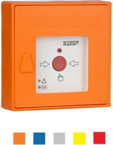 windowmaster RWA Hauptbedienstelle WSK 503 0002 02 gelb B/T/H: 12,5 x 12,5 x 3,8 cm - Bild 1