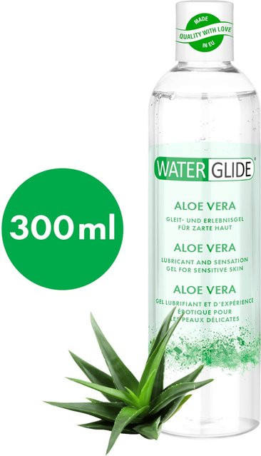 Waterglide Gleitmittel Aloe Vera, 300 ml - Bild 1
