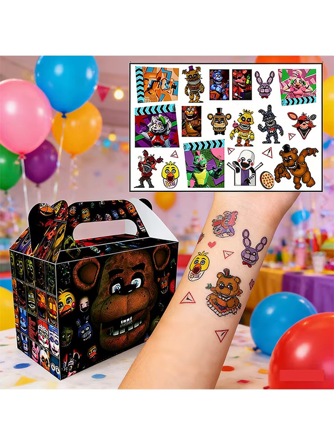 Five Nights at Freddy's Cartoon-Figuren, Boxen-Kombination, Geburtstagsparty-Zubehör-Set - Bild 5