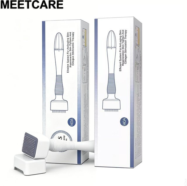MEETCARE Derma Stamp Roller DRS140A&140A, 140 Nadeln, Unisex - Bild 1