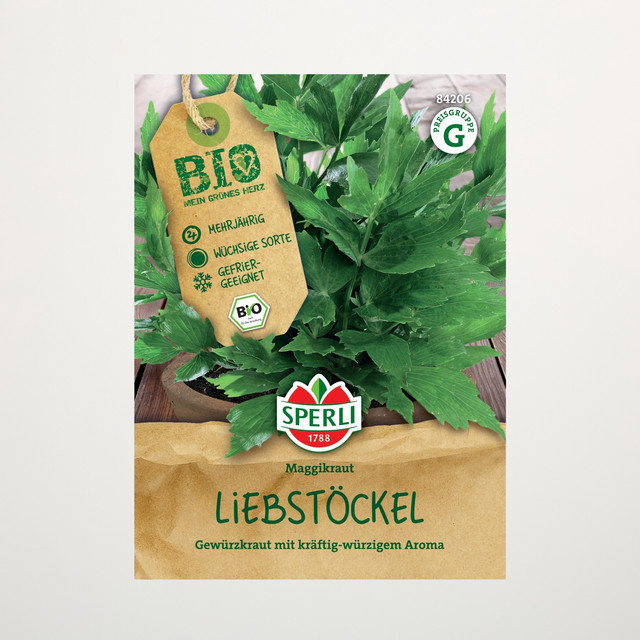 Sperli Bio Liebstöckel Maggikraut Samen für Kräutergarten und Balkon - Bild 1