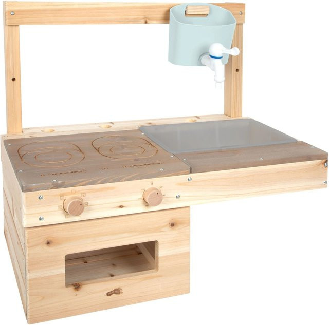 small foot Matschküche zum Hängen aus Holz in Mehrfarbig - Bild 1