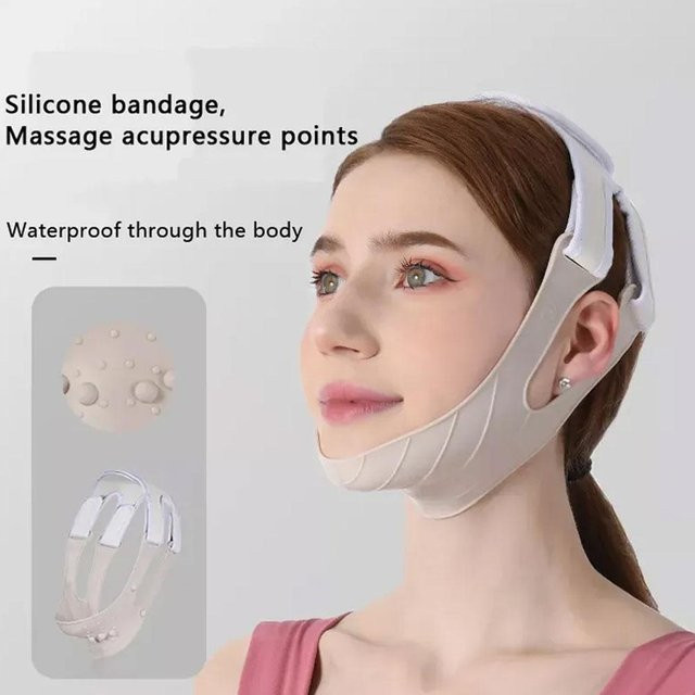 eelhoe Gesichtsmaske Silikon V-Lifting, Unisex - Bild 1