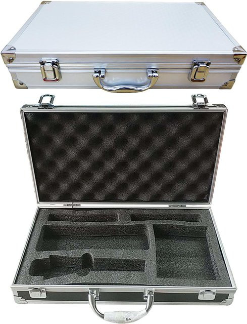 MagiDeal Mikrofon-Tragetasche aus Hartschale mit Griff und EVA-Innenseite in Schwarz - Bild 1