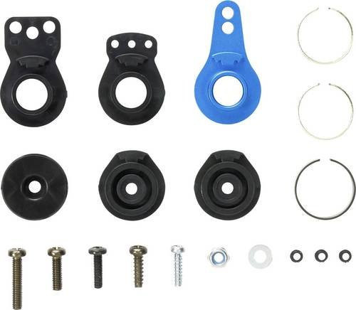 Tamiya TT-02 Hi-Torque Servo Saver Set mit Alu-Horn, Zubehör - Bild 1