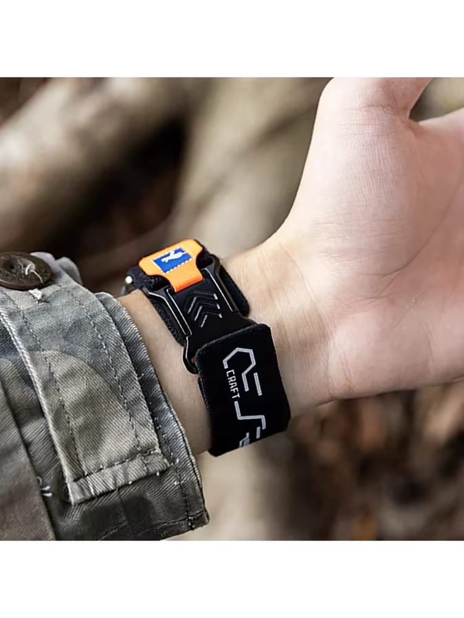 FancyWrist Uhrenarmband Nylon, Schwarz, Unisex - Bild 5