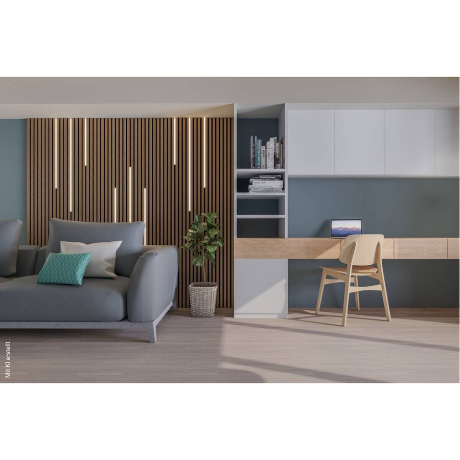 NOLO LED-Akustikpaneelbeleuchtung C16544PN in Holzoptik, Länge: 100 cm - Bild 1