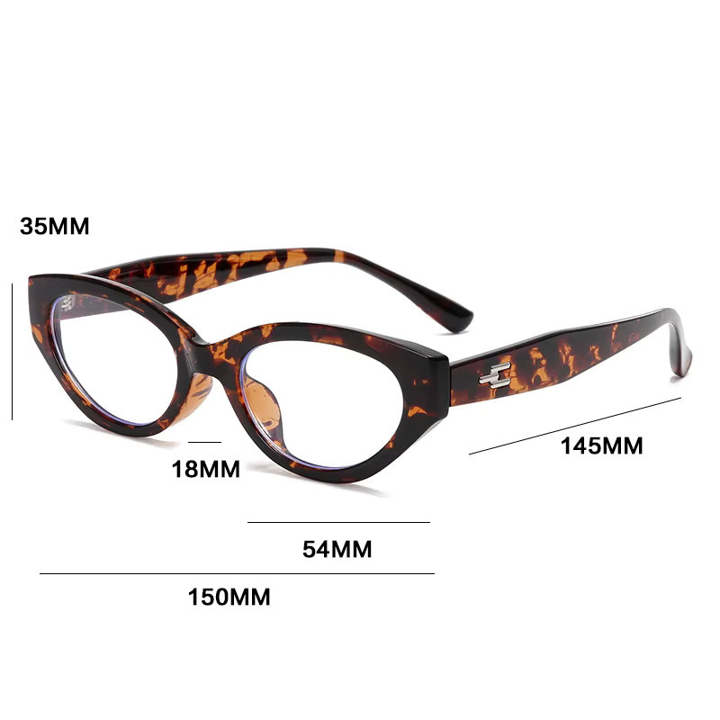ISLINO Lesebrille, TR90, Vollrand, braun, Damen - Bild 3