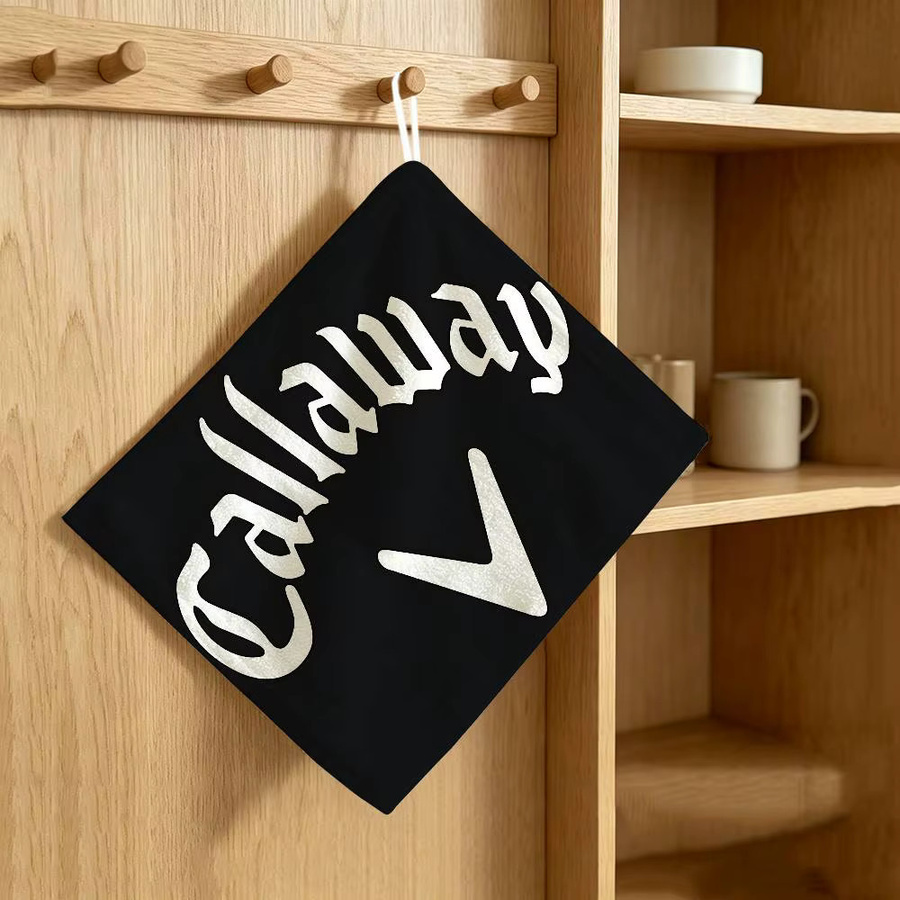 Callaway Hängendes Küchentuch aus Polyester-Baumwolle in Schwarz - Bild 1