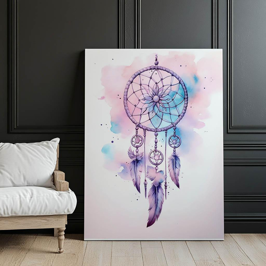 Traumfänger Premium-Leinwand auf Keilrahmen von iKable, Breite: 50 cm, Höhe: 70 cm - Bild 3