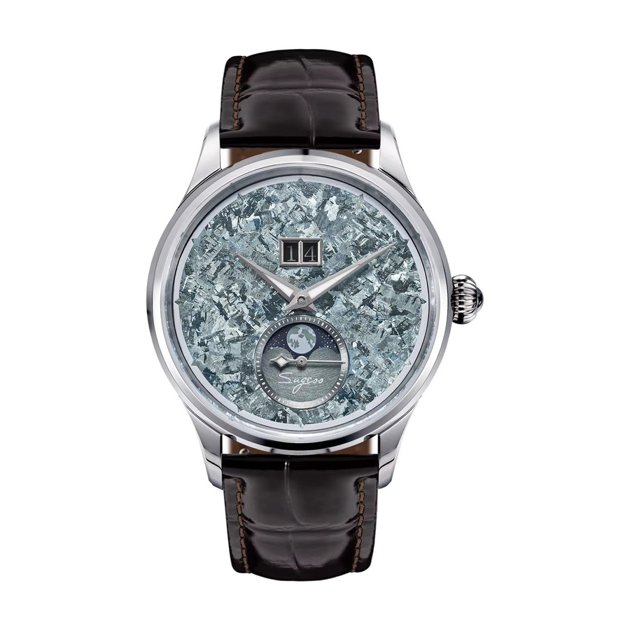 SEESTERN Armbanduhr Automatik, Mondphase, Titan, Saphirglas, Herren - Bild 6