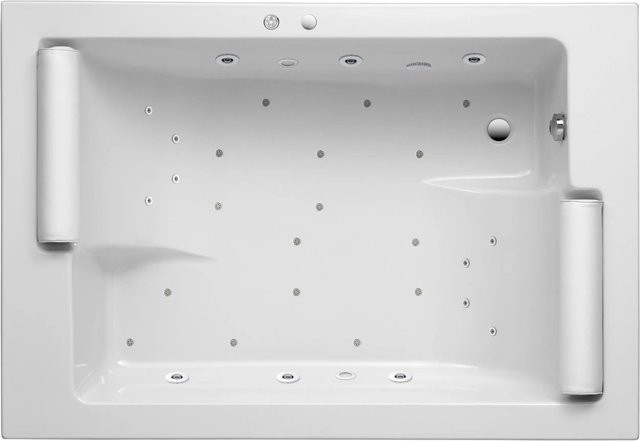 Whirlpool Ottofond Maharaja Exklusiv in Weiß B: 195 cm, T: 135 cm - Bild 1