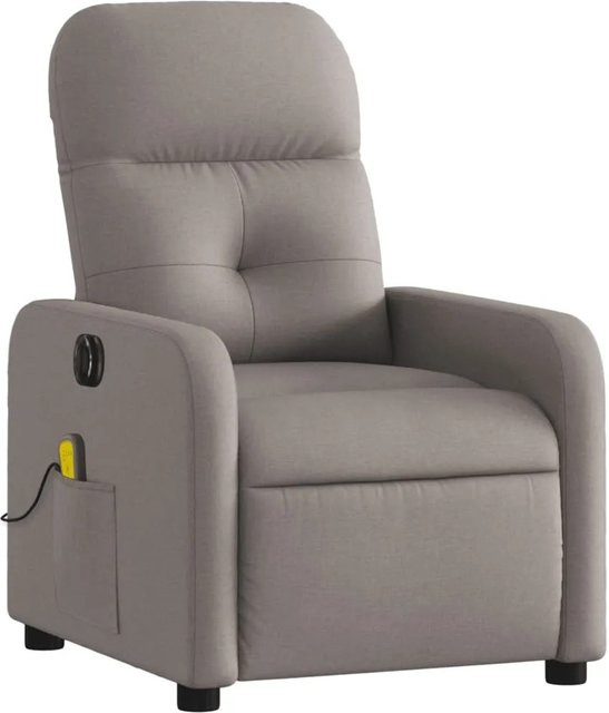 vidaXL Massagesessel Elektrisch Modell 11 in Taupe aus Stoff - Bild 1