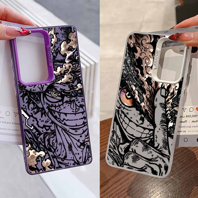 Farbenfrohe Silikon-Handyhülle Luffy One Piece für Samsung Galaxy S26 S25 Edge S24 S23 S22 S21 S20 FE Ultra Plus - Bild 1