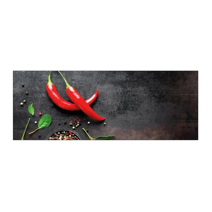 MySpotti Küchenrückwand Profix Cucina Hot Chilli in Rot, B/H: 160 x 60 cm - Bild 1