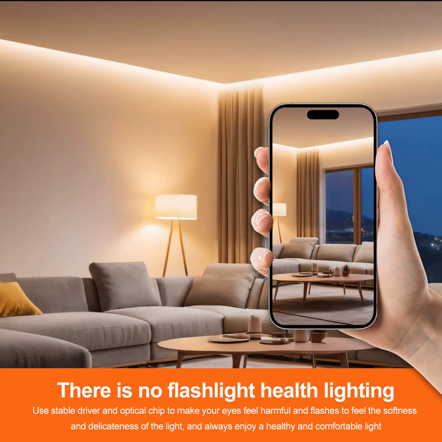 GAHADA Vollspektrum LED-Streifenlicht 24V mit Augenschutz, 2835 LEDs, RA98, wählbar in Warmweiß, Naturweiß oder Kaltweiß, 5m oder 10m Länge - Bild 2