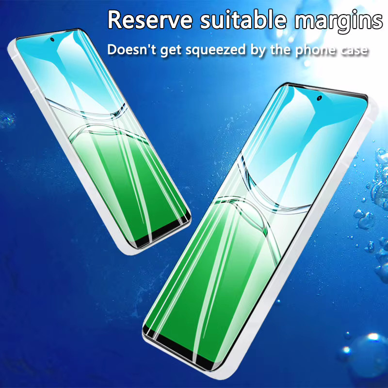 Displayschutzfolien aus gehärtetem Glas für Oppo A5 5G, 6,67 Zoll, transparent, kratzfest und fingerabdruckarm - Bild 4