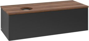 V&B Waschtischunterschrank Antao mit Beleuchtung ohne Frontstruktur, Farbe: Weiß oder Blau, B/T/H: 120 x 50 x 50 cm - Bild 1