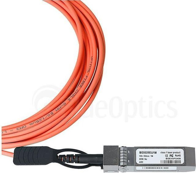 BlueOptics MAM1Q00A-QSA QSFP zu SFP+ Converter, Mellanox kompatibel, Orange - Bild 1