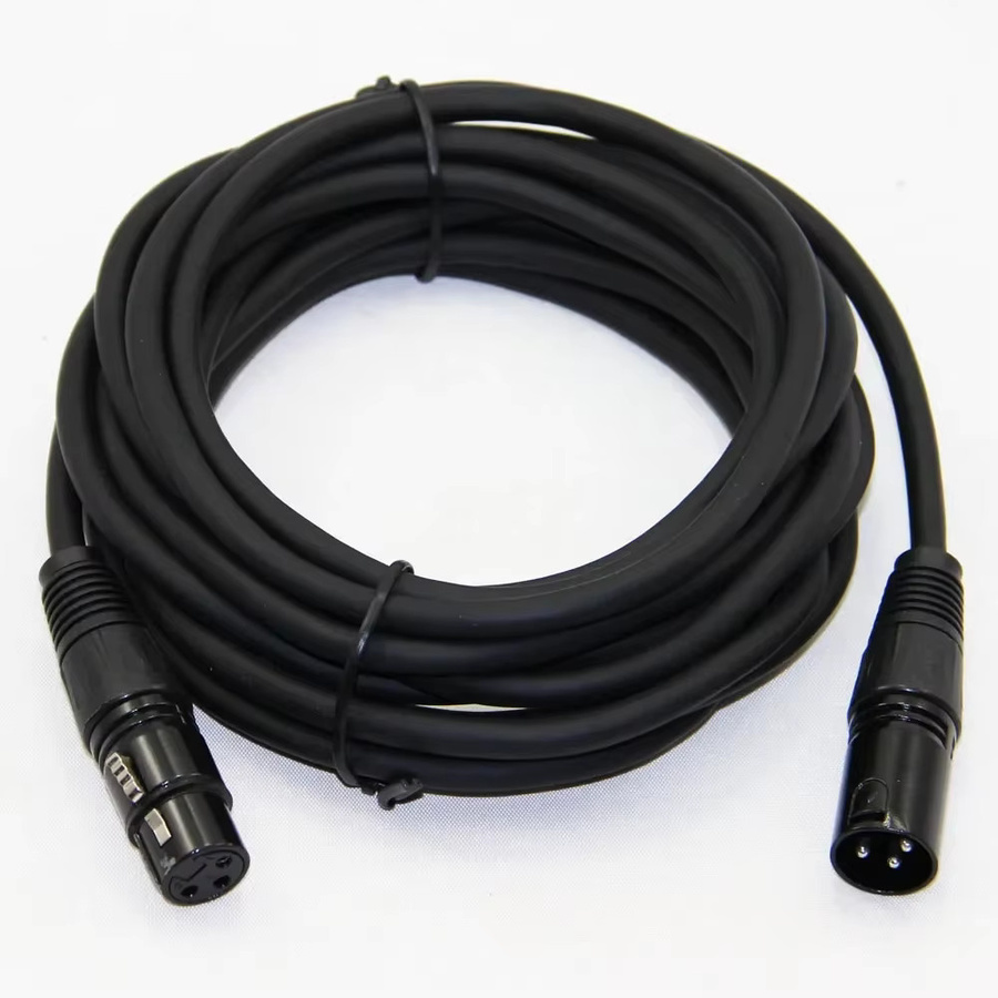 MACDOT XLR-Audiokabel Schwarz, abgeschirmtes OFC-Kabel für Mikrofone und Mischpulte - Bild 3