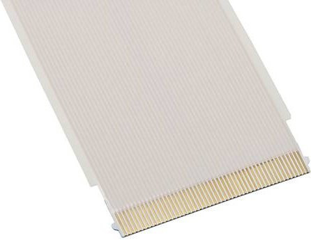 Molex Flachbandkabel in Weiß mit Goldkontakten, Rastermaß: 0,50 mm - Bild 1