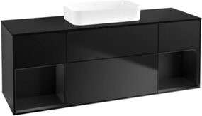V&B Waschtischunterschrank Finion in Blau lackiert, B/T/H: 160 x 50,1 x 50,1 cm - Bild 1