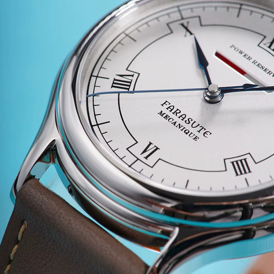 FARASUTE Armbanduhr, Handaufzug, Edelstahl, Saphirglas, Herren - Bild 3