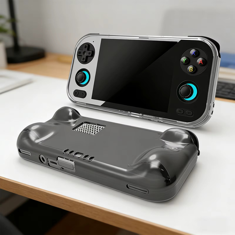 Anbernic TPU-Schutzhülle für RG 476H Spielekonsole, transparent, kratzfest und stoßfest - Bild 3