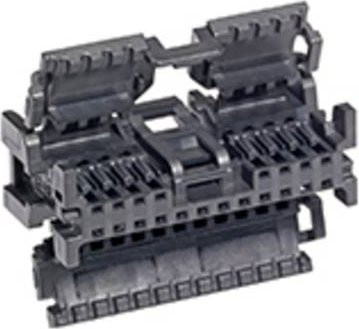 Molex Buchsengehäuse-Kabel 20-polig in Schwarz und Grau aus Kunststoff 348240206 - Bild 1