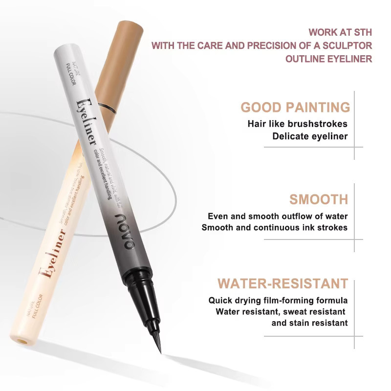 NOVO Eyeliner, wasserfest, flüssig - Bild 5
