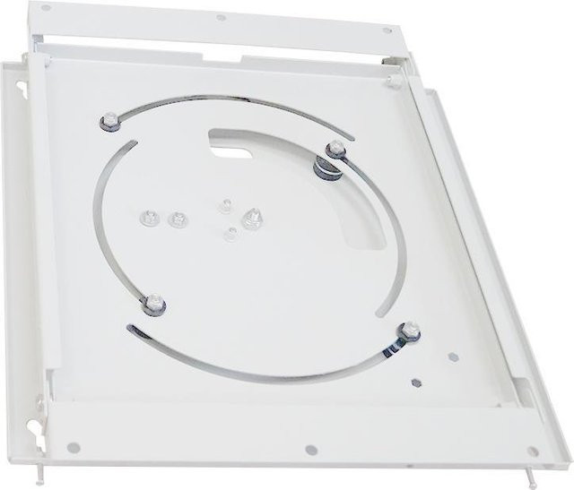 HAGOR WH SA Flip Wandhalterung für Samsung WM55H in Weiß, drehbar für Landscape und Portrait, Neigung einstellbar, maximale Traglast 40 kg, Wandabstand 60 mm - Bild 1