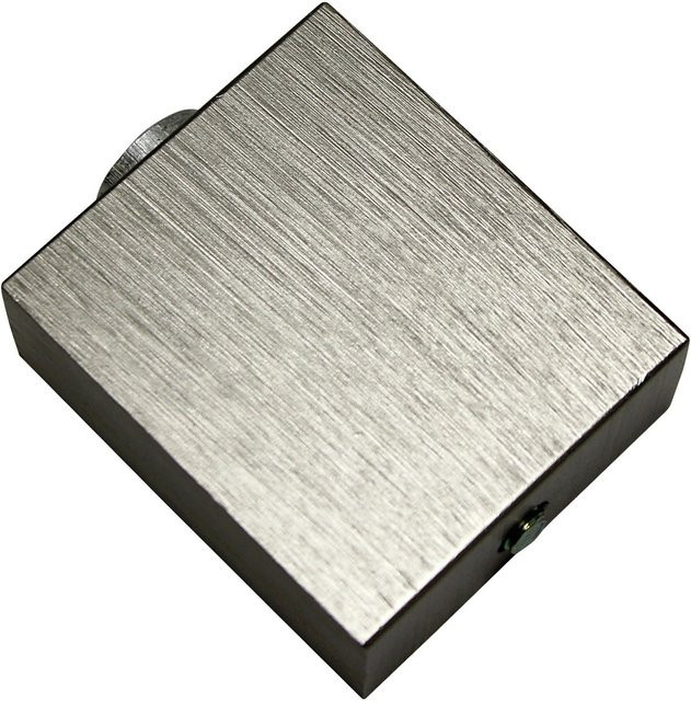 Gardinia Deckenträger Luxor Bracket aus Stahl in Silber, gebürstet, 3,5 cm - Bild 1
