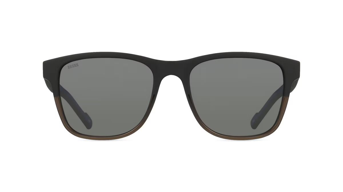 Zeiss ZS22521SLP Sonnenbrille, Vollrand, quadratisch, Kunststoff, Unisex, schwarz, grau - Bild 1