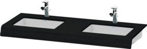 Duravit Waschtisch-Konsole DuraStyle in Eiche Schwarz, B/T/H: 80 x 55 x 10 cm - Bild 1