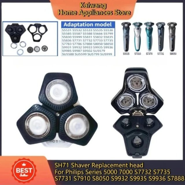 Philips SH71 Rasierklingen-Ersatzkopf für Series 5000 und 7000 Modelle - Bild 1