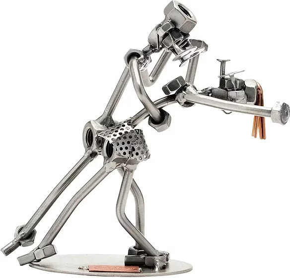 Hinz & Kunst Metallfigur Paar beim Tanzen in Silber für die Tischdekoration - Bild 1