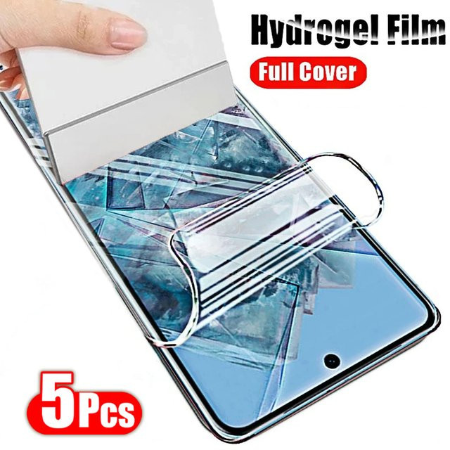 5er Pack Hydrogel Displayfolie und Rückseiten-Schutzfolie für Google Pixel Modelle, transparent - Bild 1