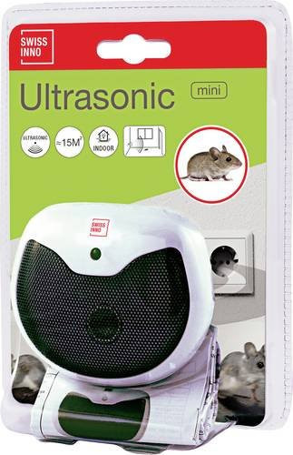 Swissinno Mini Ultraschall Nagetiervertreiber zur Abwehr von Nagetieren in Innenräumen, Weiß, Wirkungsbereich 15m² - Bild 3