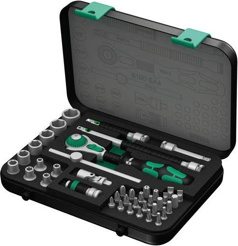 Wera Zyklop Steckschlüsselsatz 1/4 Zoll 41-teilig 6,3 mm - Bild 1