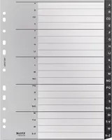 Leitz Registermappe Recycle A4 Schwarz mit A-Z Tabs und Universallochung - Bild 1