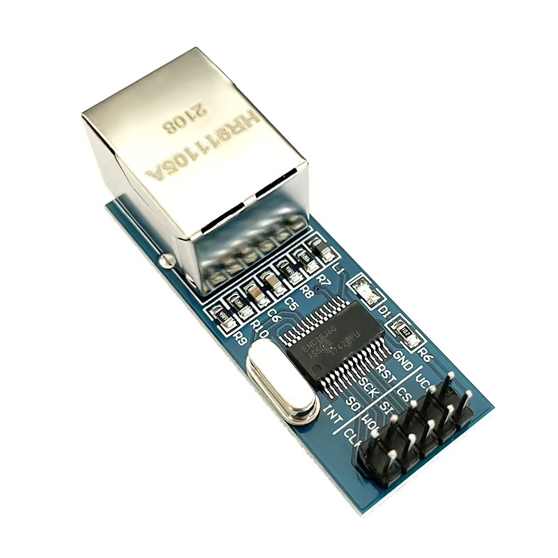 Si Tai&SH Mini ENC28J60 Ethernet LAN Netzwerkmodul in Blau für 51 AVR SPI PIC STM32 LPC - Bild 2