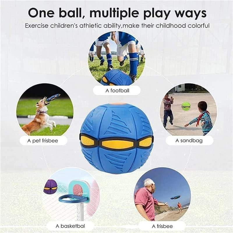 Yiran toy Verformbare fliegende Untertasse Ball blau für 3-6 Jahre - Bild 2