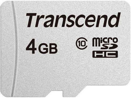 Transcend Premium 300S microSDHC-Speicherkarte 4GB Class 10 in Silber - Bild 1